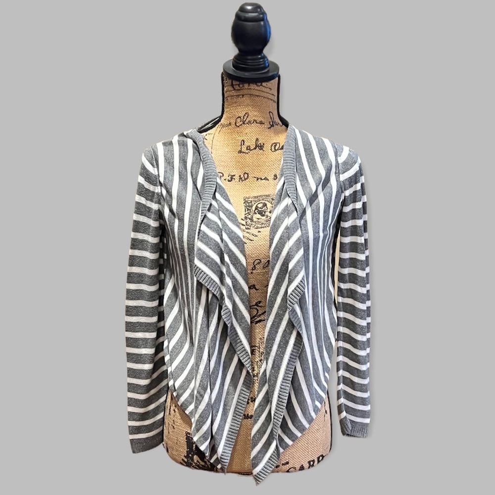 Girls DKNY Striped Cardigan Wrap size XL